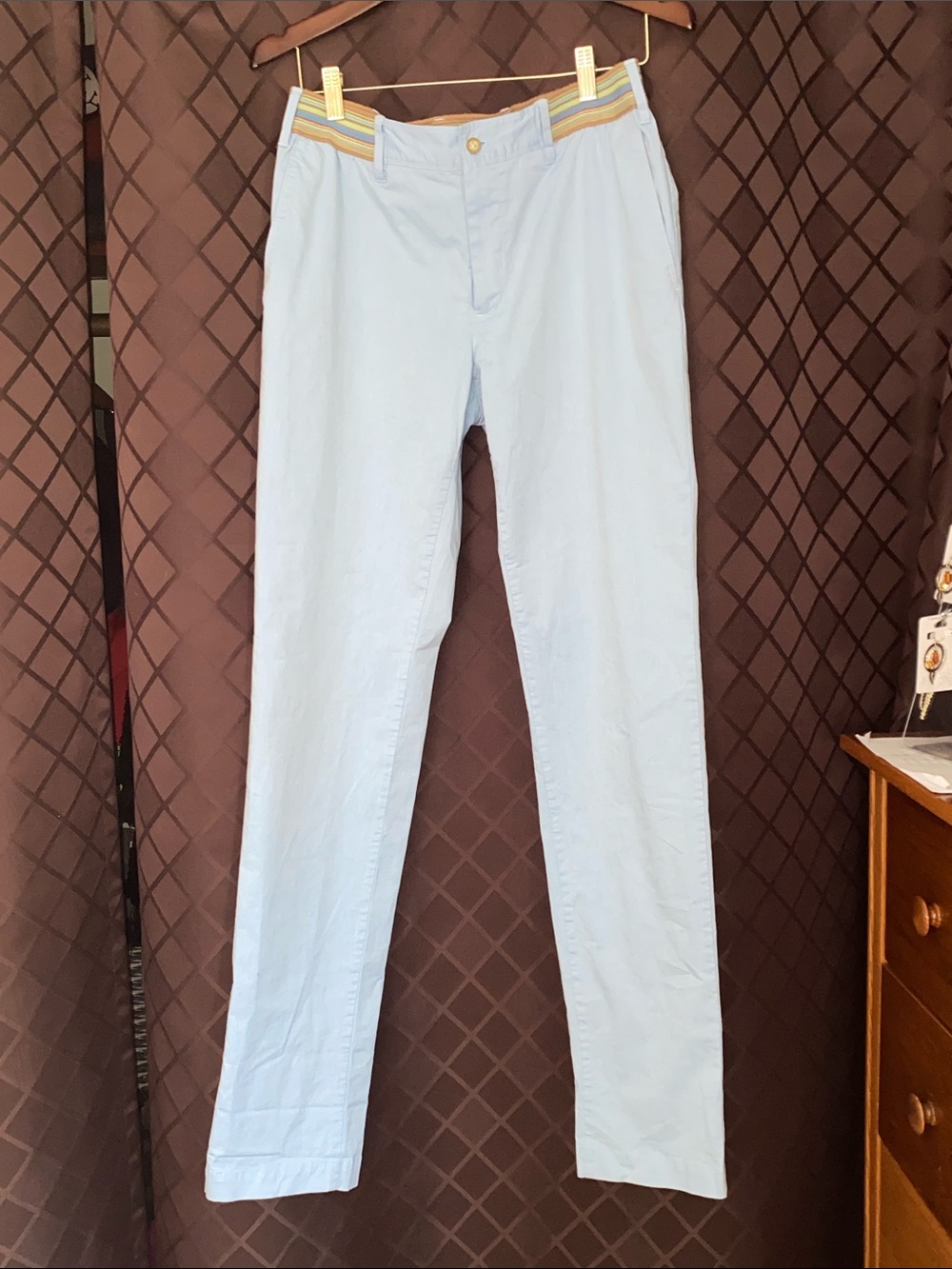 PT01 Light Blue Men's Ghost Project Casual Chino Pants Pantolino Torino